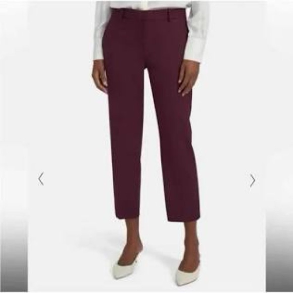 Theory Admiral Crepe Treeca ankle length dress pants
